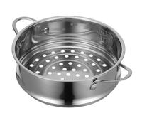 BATHVEVE Stainless Steel Steamer Basket Multi Function Steaming Rack for Steamed Buns Vegetables Fish Kitchen Cookware Heat Resistant Cooking Accessory