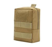 BATHVEVE Storage Bag Emergency Pack for Travel and Going Out, Khaki, Oxford Material, Lightweight, Simple Stylish Outdoor Pouch