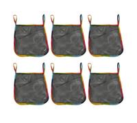 BATHVEVE Stroller Hanging Organizer Bags Mesh Cloth Material, Ample Storage Space 6pcs with Large Capacity to Keep Things Organised Universal Hanging Stroller Storage for Diapers