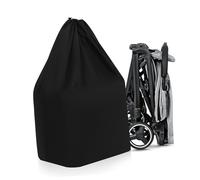 BATHVEVE Stroller Travel Bag and Lockable Drawstring Closure Lightweight Nylon Baby Pram Carry Pouch with Two Shoulder Straps Comfortable to Carry for Airplane Use for Trips