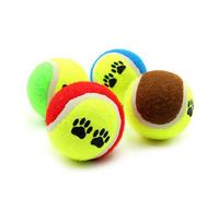 BATHVEVE Sturdy Interactive Balls to Strengthen Friendship and Stimulate Natural Instincts Pet Tennis Ball Toys 12pcs Rubber Chew Toys for Fun Play for Cats and Kittens