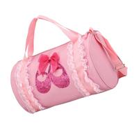 BATHVEVE Stylish Pink Dance Bag with Shoulder Strap for Ballet and Dance, Oxford Cloth Storage Cross-body Bag Suitable for Ballerina