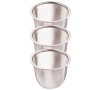 BATHVEVE Tea Strainer Insert and Stainless Steel 3pcs with Evenly Distributed Filter Holes Light Weight Design, Tea Infuser Mesh Filter for Homes and Restaurants