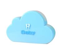 BATHVEVE Tooth Keepsake Box Cloud Shape for Teeth Storage for Boys and Girls Safe Material Unique Organizer