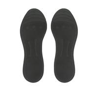 BATHVEVE TPU Liquid Massaging Insoles with Arch Support and Thin Flexible Velvet Design for Heel and Fibromyalgia, Size XL Black Shock Absorbing Foot Inserts