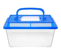BATHVEVE Turtle Convenient for Digestion and Feeding with Basking Platform and Rest Area Portable Pet Carrier for Tortoises and Turtles, for Raising and Transport