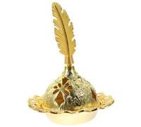 BATHVEVE Vintage Arabian Style Incense Cone Burner Small Decorative Censer for Home Office Aromatherapy Portable Lightweight Incense Holder for Living Tea Hotel Table Centerpiece