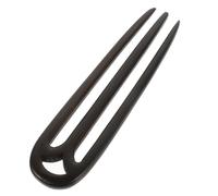 BATHVEVE Vintage Black Sandalwood Hair Stick Retro Three Toothed Hairpin for Women Decorative Hair Fork for Buns Casual Parties and Celebrations