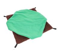 BATHVEVE Warm and Cozy Made of Knitted Wool Fabric Hanging Hammock Bed for Small Pets with Light Green Colour Suitable for Cage Use for Hamsters and Rats