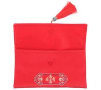 BATHVEVE Wedding Traditional Red Packet Cloth Money Bag Red Envelope for Wedding Party Chinese Style Packaging with Portable Money Storage