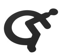 BATHVEVE Wheelchair Disabled Restroom Sign Clearly Marked for People with Disabilities, Acrylic Lightweight Toilet Door Sign with Sl inish for Gym and Public Buildings