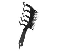 BATHVEVE Wide Tooth Comb for Hair Detangling and Styling, Lightweight Z Shaped Design Made of Sturdy Tpee Material, Easy to Comb for Car and Travel Use, Practical and Unique Hair Care Tool