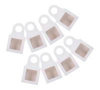 BATHVEVE Wine Boxes and Hanging Handle 25pcs Paper with Window White Foldable and Easy to Carry Boxes for Wine Bottles, Practical for Many Occasions and Outdoor Travel