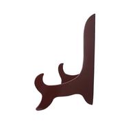 BATHVEVE Wood Easel Plate Stand for Display, Tea Cake Stand Holder Made of Wood with Gracefully Curved Design, for Displaying Photos and Collector Plates at Home or Shop