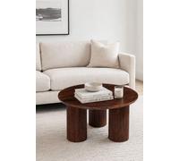 Bathwick Round Mango Wood Pedestal Coffee Table