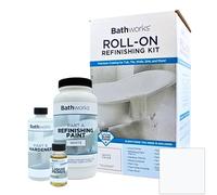 Bathworks DIY Bathtub & Tile Refinishing Kit; 20 oz; Tub; Tile; Wall Surround; Sink; Quick 24 hour dry time; High Gloss Resin Finish (WHITE)