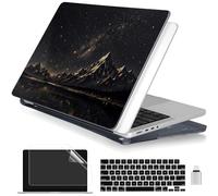 Batianda AstroGrid Case for MacBook Pro 16 Inch 2026-2021, Starry Mountain | Fits M5/M4/M3/M2/M1 Pro Max Model with Starry Mountain Art, Slim Hard Shell For Travelers and Nature Lovers.