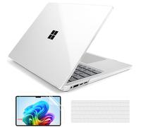 Batianda Crystal Case for Microsoft Surface Laptop 15-inch Touchscreen Copilot+ PC 2024 (7th Ed) Lightweight Durable Scratch-Resistant Easy Install, with Keyboard Cover & Screen Protector, Clear
