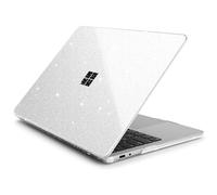 Batianda Crystal Clear Case for 13-inch Microsoft Surface Laptop Copilot+ PC 2025 (Latest Model), Lightweight Hard Shell with Scratch-Resistant Protection, Easy Installation, Bling Clear