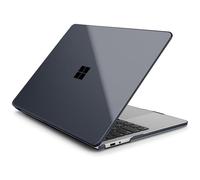 Batianda Crystal Clear Case for 13-inch Microsoft Surface Laptop Copilot+ PC 2025 (Latest Model), Lightweight Hard Shell with Scratch-Resistant Protection, Precise Cutouts, Easy Installation, Black