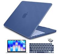 Batianda CrystalMist Case for MacBook Neo 13 Inch 2026, Frosted Indigo