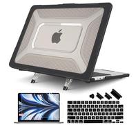 Batianda Extreme Heavy Duty Case for MacBook Air 13.6" 2026-2022, Black