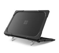 Batianda Heavy Duty Case for 13.8 inch Microsoft Surface Laptop 2024 (7th Edition) with Fold Kickstand Includes Keyboard Cover Screen Protector - Shockproof Stylish & Durable Protective Cover, Black