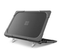 Batianda Heavy Duty Case for 13.8 inch Microsoft Surface Laptop 2024 (7th Edition) with Fold Kickstand Includes Keyboard Cover Screen Protector - Shockproof Stylish & Durable Protective Cover, Grey