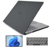Batianda Matte Case for 15-inch Microsoft Surface Laptop Copilot+ PC 2024 Release (7th Ed) Lightweight Durable Scratch-Resistant Easy Install, with Keyboard Cover & Screen Protector, Black