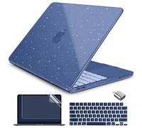 Batianda StarryMist Case for MacBook Neo 13 Inch 2026, Starry Indigo