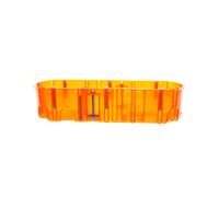 Batibox Puszka potrójna podtynkowa 67mm 213x50mm pomarańczowa 080123