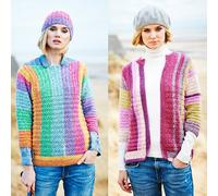 Batik Swirl DK Knitting Pattern - 3 Designs 32-50" Bust Sizes