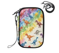 Batik Watercolor Dragon Pattern RFID Blocking Family Passport Holder, Waterproof Travel Document Organizer Wallet for Women Men, Credit Card Case Travel Essentials