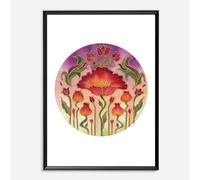 Batik Ying Field of Poppies Print - A4