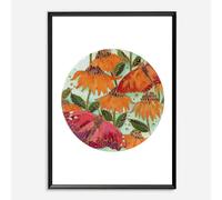 Batik Ying Flying Flowers Print - A4