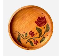 Batik Ying Kantan Batik Mahogany Serving Plate - 20cm diameter