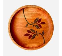 Batik Ying Mekar Batik Mahogany Serving Plate - 20cm diameter