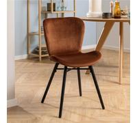Batilda Dining Chair - Set of 2 - Copper Fabric