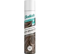 Batiste Dark Brunette Colour Dry Shampoo, Colour Blends Seamlessly, 200ml | Instantly refreshes hair, adds volume and texture, tinted colour formula, No white residue, colour blends seamlessly