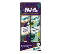 Batiste Dry Shampoo Limited Edition Holiday Gift Set Duo Velvet Mocha & Original Scent Refreshes Hair Removes Oil & Grease 7.62 Oz 2 Pack