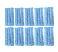 BATIVFLUG Tool Compatible with 5/10pcs Microfiber Washable Mopping Pads Rag for Swiffer WetJet sweeper floor Dry Wet mop cloth cleaning rags Parts Accessories(10pcs blue)