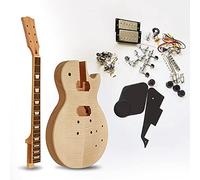 Batking DIY Electric Guitar Kit Build Your Own Unfinished Project LP Guitars Package with Accessories
