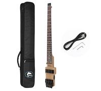 Batking headless travel bass guitar (Natural)