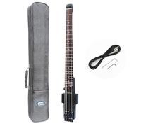 Batking Travel Bass Guitar Electric Headless Bass, 5 Strings Electric Bass with Gigbag & Truss Road & Wire