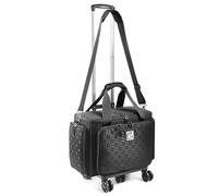 BatlFrist Rolling Sewing Machine Bag with Universal wheels,Sewing Machine Carrying Case with YKK zipers, Compatible most Standard Brother, Singer, Bernina, Sewing Machines. (Black)