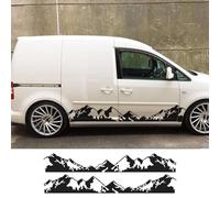 BATLMLOD Car Door Side Stickers Camper Van Mountain Graphics Vinyl Decal,Fit For VW Caddy MK1 MK2 MK3 2 3 4 Maxi Kombi Accessories