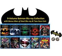 Batman 10-Volume Blu-ray Collection: Batman / Batman Returns / Batman Forever / Batman & Robin / Batman v Superman / Lego Batman Movie / Batman Ninja / Batman: The Killing Joke / Lego Batman: Super Heroes Unite / Lego Batman: Family Matters + Bonuses