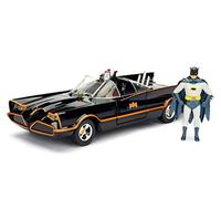 DC Comics - Batman 1966 TV Series Classic Batmobile Metals Die-cast Toy Car with Batman Die-cast Figure (Black/Orange) shop4world.com