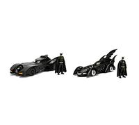 BATMAN 1989 BATMOBILE 1:24 SCALE DIE-CAST REPLICA & BATMAN 1995 BATMOBILE 1:24 SCALE DIE-CAST REPLICA