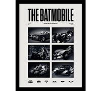 Batman 1989 Batmobile Framed Poster